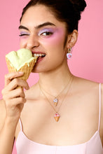 Load image into Gallery viewer, Strawberry Soft Serve Necklace
